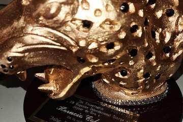 El teldense Horacio Colomé, galardonado en México con el Jaguar de Oro como actor revelacióÌn/TA.